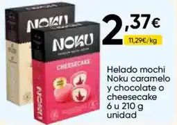 FROIZ Noku helado mochi caramelo y chocolate o cheesecake oferta