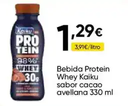 FROIZ Kaiku bebida protein whey sabor cacao avellana oferta
