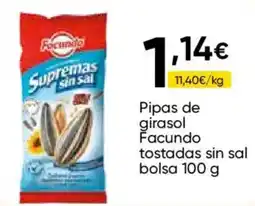 FROIZ Facundo pipas de girasol tostadas sin sal oferta