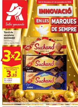 Alcampo Suchard - torro de xocolata oferta