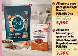 Alcampo Purina - alimento seco para gato high protein one oferta