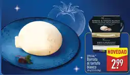 ALDI Special burrata al tartufo blanco oferta