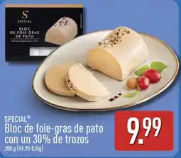 ALDI Special bloc de foie-gras de pato oferta