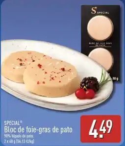 ALDI Special bloc de foie-gras de pato oferta