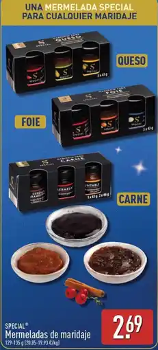 ALDI Special mermeladas de maridaje oferta