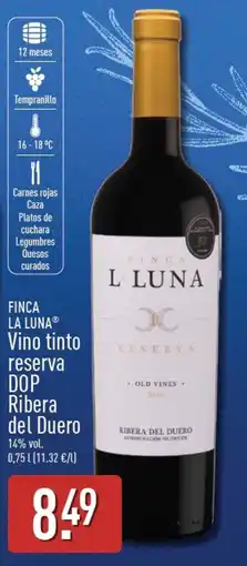 ALDI Finca La Luna vino tinto reserva oferta