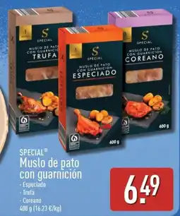 ALDI Special muslo de pato con guarnición oferta