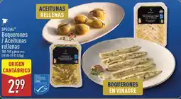 ALDI Special boquerones / aceitunas rellenas oferta