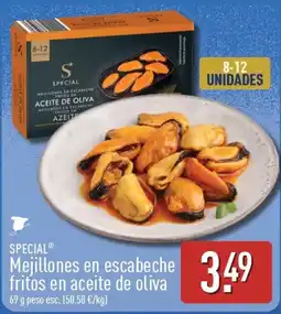 ALDI Special mejillones en escabeche fritos en aceite de oliva oferta