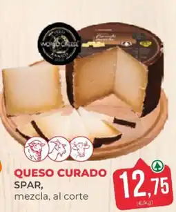 SPAR spar queso curado mezcla oferta