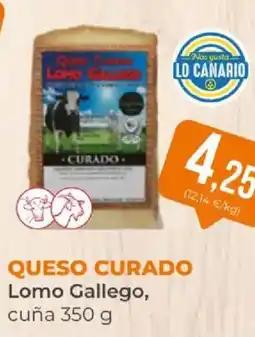 SPAR Queso Curado Lomo Gallego oferta