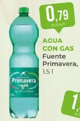 SPAR Fuente Primavera agua con gas oferta