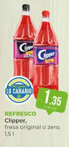 SPAR Clipper refresco fresa original o zero oferta