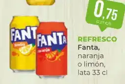 SPAR Fanta, naranja o limón oferta