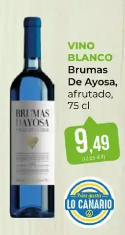 SPAR Brumas Dayosa vino blanco afrutado oferta