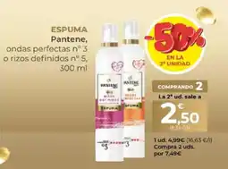 SPAR Pantene espuma oferta