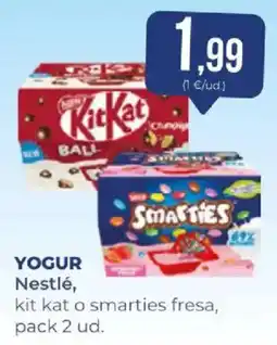 SPAR Nestlé kit kat o smarties fresa oferta
