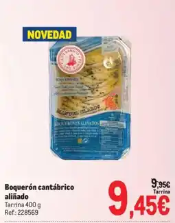 Makro Manuel Claros boquerón cantábrico aliñado oferta
