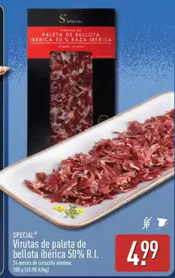 ALDI Special virutas de paleta de bellota ibérica 50% r.i. oferta