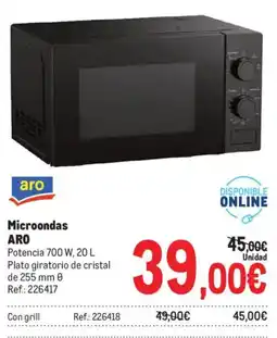 Makro Aro microondas oferta