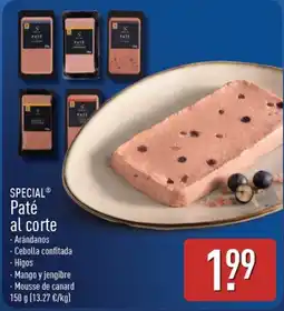 ALDI Special paté al corte oferta