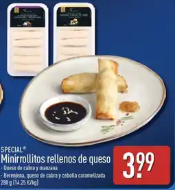 ALDI Special minirrollitos rellenos de queso oferta