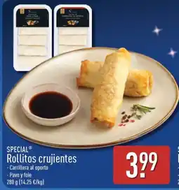 ALDI Special rollitos crujientes oferta