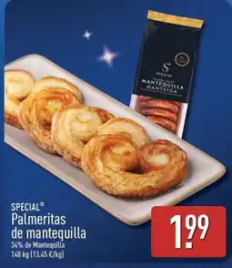 ALDI Special palmeritas de mantequilla oferta