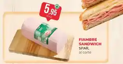 SPAR Spar fiambre sandwich al corte oferta