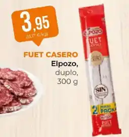 SPAR Elpozo fuet casero oferta