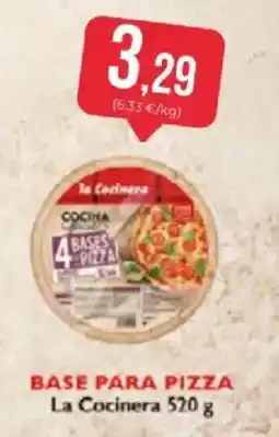 SPAR La Cocinera base para pizza oferta