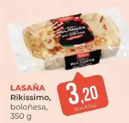 SPAR Rikissimo lasaña boloñesa oferta