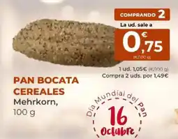 SPAR Pan Bocata Cereales Mehrkorn oferta