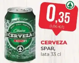 SPAR Cerveza Spar oferta