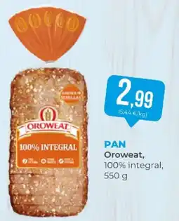 SPAR Oroweat pan 100% integral oferta