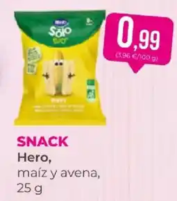 SPAR Hero snack maíz y avena oferta