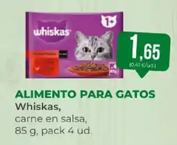 SPAR Whiskas alimento para gatos oferta