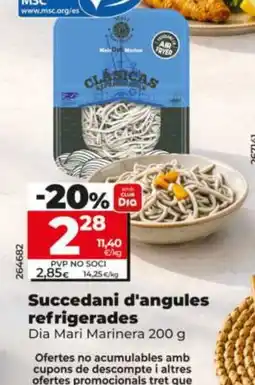 Maxi Dia Dia Mari Marinera succedani d'angules refrigerades oferta
