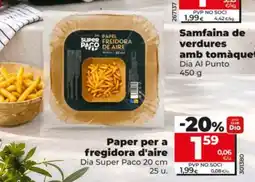 Maxi Dia Dia Super Paco paper per a fregidora d'aire oferta