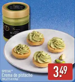 ALDI Special crema de pistacho oferta