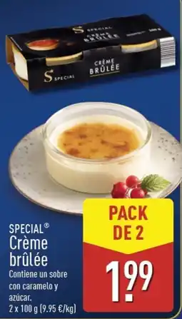 ALDI Special crème brûlée oferta
