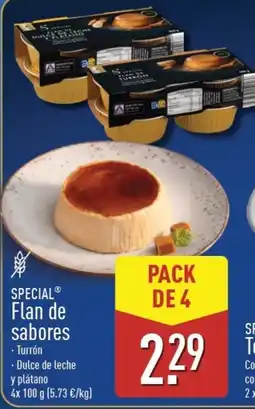 ALDI Special flan de sabores oferta