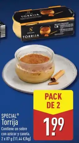 ALDI Special torrija oferta