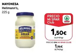 SPAR Hellmann's mayonesa oferta