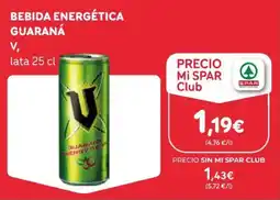 SPAR V guaraná energy drink oferta