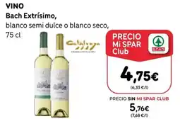 SPAR Bach Extrísimo blanco semi dulce o blanco seco oferta