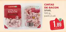 SPAR spar cintas de bacon oferta