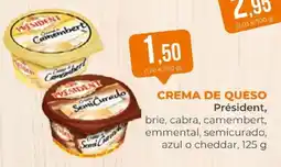 SPAR President crema de queso oferta
