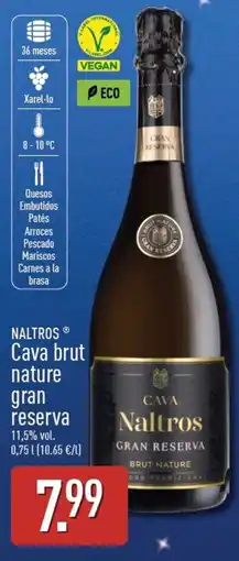 ALDI Naltros Cava brut nature gran reserva oferta