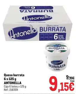Makro Antonella burrata oferta